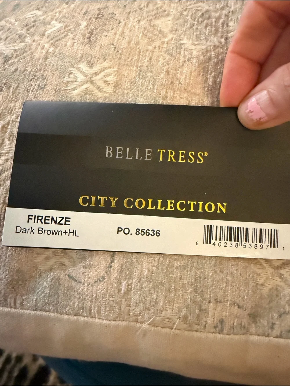 Belle Tress Brown HL FIRENZE style wig